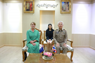 จังหวัดสุราษฎร์ธานีต้อนรับกงสุลใหญ่ประจำสถานกงสุลออสเตรเลียป ... พารามิเตอร์รูปภาพ 1