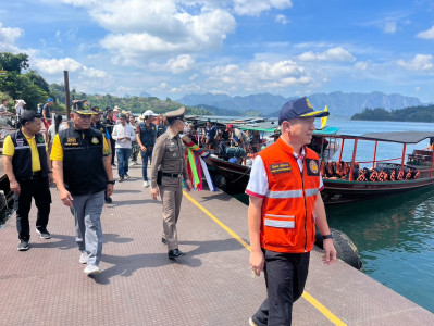 รองผู้ว่าราชการจังหวัดสุราษฎร์ธานี พร้อมคณะ ออกตรวจเยี่ยมจุด ... พารามิเตอร์รูปภาพ 1