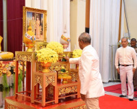 รองผู้ว่าราชการจังหวัดสุราษฎร์ธานี เป็นประธานในพิธีสวดมนต์ข้ ... พารามิเตอร์รูปภาพ 1