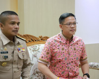 ผู้ว่าฯ จังหวัดสุราษฎร์ธานี ให้การต้อนรับผู้บัญชาการทัพเรือภ ... พารามิเตอร์รูปภาพ 6