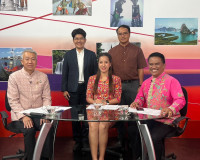รองผู้ว่าราชการจังหวัดสุราษฎร์ธานี ให้สัมภาษณ์สดรายการ “แหลง ... พารามิเตอร์รูปภาพ 5