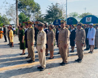 รองผู้ว่าราชการจังหวัดสุราษฎร์ธานี ร่วมพิธีวางพวงมาลาและบำเพ ... พารามิเตอร์รูปภาพ 25