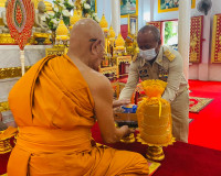 รองผู้ว่าราชการจังหวัดสุราษฎร์ธานี เป็นประธานในพิธีถวายภัตตา ... พารามิเตอร์รูปภาพ 8