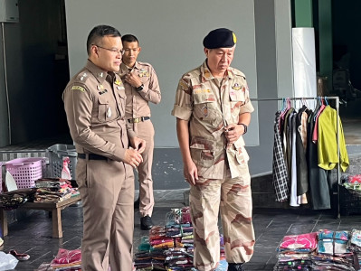 ปกครองจังหวัดสุราษฎร์ธานี สนธิกำลังหน่วยงานทลายโกดังสินค้าหน ... พารามิเตอร์รูปภาพ 1