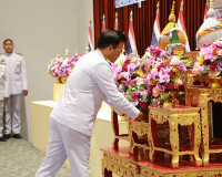 พสกนิกรจังหวัดสุราษฎร์ธานีพร้อมใจร่วมกิจกรรมเฉลิมพระเกียรติส ... พารามิเตอร์รูปภาพ 18