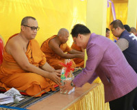 รองผู้ว่าราชการจังหวัดฯ เป็นประธาน ในพิธีบรรพชาสามเณรภาคฤดูร ... พารามิเตอร์รูปภาพ 2