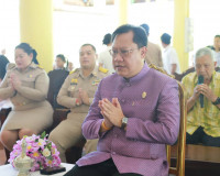 รองผู้ว่าราชการจังหวัดฯ เป็นประธาน ในพิธีบรรพชาสามเณรภาคฤดูร ... พารามิเตอร์รูปภาพ 4