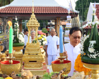 จังหวัดสุราษฎร์ธานีจัดพิธีบวงสรวงศาลหลักเมือง ส่งเสริมประเพณ ... พารามิเตอร์รูปภาพ 18
