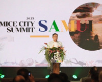 ผู้ว่าราชการจังหวัดสุราษฎร์ธานีเปิดงาน Samui MICE Bazaar x M ... พารามิเตอร์รูปภาพ 1