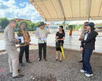รองผู้ว่าราชการจังหวัดฯ ตรวจติดตามการก่อสร้างมณฑลปลูกฯและเตร ... พารามิเตอร์รูปภาพ 7