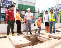 ผู้ว่าราชการจังหวัดสุราษฎร์ธานี ลงพื้นที่ติดตามความคืบหน้ากา ... พารามิเตอร์รูปภาพ 4