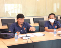 รองผู้ว่าราชการจังหวัดสุราษฎร์ธานี เข้าประชุมร่วมกับส่วนราชก ... พารามิเตอร์รูปภาพ 4