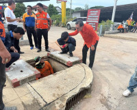 รองผู้ว่าราชการจังหวัดฯ ลงพื้นที่ติดตามการแก้ไขปัญหาการระบาย ... พารามิเตอร์รูปภาพ 4