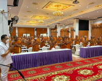 รองผู้ว่าราชการจังหวัดฯ กล่าวต้อนรับพระสังฆาธิการฯ ในการประช ... พารามิเตอร์รูปภาพ 6