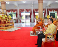 รองผู้ว่าราชการจังหวัดฯ เป็นประธานในพิธีเจริญพระพุทธมนต์ถวาย ... พารามิเตอร์รูปภาพ 4
