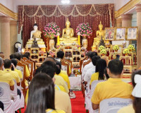 รองผู้ว่าราชการจังหวัดฯ เป็นประธานในพิธีเจริญพระพุทธมนต์ถวาย ... พารามิเตอร์รูปภาพ 8