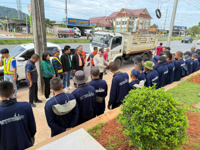 รองผู้ว่าราชการจังหวัดฯ ลงพื้นที่ให้กำลังใจผู้ปฏิบัติงานและต ... พารามิเตอร์รูปภาพ 1