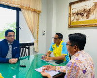 รองผู้ว่าราชการจังหวัดสุราษฎร์ธานีให้การต้อนรับ คณะสถาบันวิจ ... พารามิเตอร์รูปภาพ 2