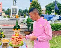รองผู้ว่าฯ สุราษฎร์ธานีร่วมพิธีปิดการฝึกอบรมพระสังฆาธิการในห ... พารามิเตอร์รูปภาพ 4