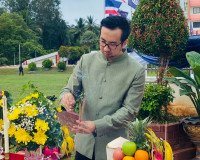รองผู้ว่าฯ สุราษฎร์ธานีร่วมพิธีปิดการฝึกอบรมพระสังฆาธิการในห ... พารามิเตอร์รูปภาพ 5