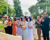 รองผู้ว่าฯ สุราษฎร์ธานีร่วมพิธีปิดการฝึกอบรมพระสังฆาธิการในห ... พารามิเตอร์รูปภาพ 13