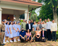 รองผู้ว่าฯ สุราษฎร์ธานีร่วมพิธีปิดการฝึกอบรมพระสังฆาธิการในห ... พารามิเตอร์รูปภาพ 15