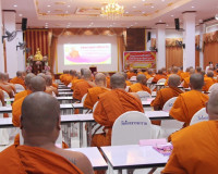 รองผู้ว่าราชการจังหวัดสุราษฎร์ธานี ร่วมพิธีปิดการฝึกอบรมพระส ... พารามิเตอร์รูปภาพ 8