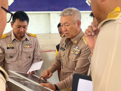 รองผู้ว่าราชการจังหวัดสุราษฎร์ธานี ลงพื้นที่จังหวัดสุราษฎร์ธ ... พารามิเตอร์รูปภาพ 1