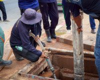 ผู้ว่าฯ สุราษฎร์ธานี ลงพื้นที่ตรวจเยี่ยม ให้กำลังใจการขุดลอก ... พารามิเตอร์รูปภาพ 5
