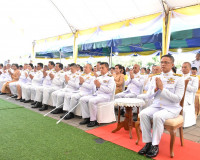 พสกนิกรจังหวัดสุราษฎร์ธานีทุกหมู่เหล่าพร้อมใจร่วมพิธีทำบุญตั ... พารามิเตอร์รูปภาพ 3
