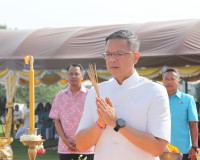 โรงพยาบาลสวนสราญรมย์ จ.สุราษฎร์ธานี จัดพิธีบวงสรวงพระบรมราชา ... พารามิเตอร์รูปภาพ 6