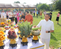 โรงพยาบาลสวนสราญรมย์ จ.สุราษฎร์ธานี จัดพิธีบวงสรวงพระบรมราชา ... พารามิเตอร์รูปภาพ 8