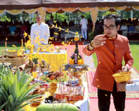 โรงพยาบาลสวนสราญรมย์ จ.สุราษฎร์ธานี จัดพิธีบวงสรวงพระบรมราชา ... พารามิเตอร์รูปภาพ 16