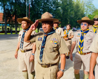 รองผู้ว่าราชการจังหวัดสุราษฎร์ธานี เป็นประธานในพิธีชุมนุมลูก ... พารามิเตอร์รูปภาพ 2
