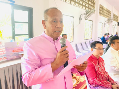 รองผู้ว่าราชการจังหวัดสุราษฎร์ธานี กล่าวต้อนรับ รศ.ดร.วไล ณ  ... พารามิเตอร์รูปภาพ 1
