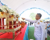 จังหวัดสุราษฎร์ธานี จัดพิธีทำบุญตักบาตรถวายพระราชกุศลเนื่องใ ... พารามิเตอร์รูปภาพ 3