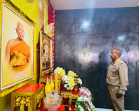 รองผู้ว่าราชการจังหวัดสุราษฎร์ธานี กล่าวถวายการต้อนรับพระเทพ ... พารามิเตอร์รูปภาพ 14
