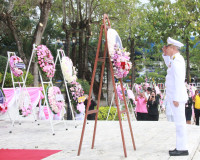 ข้าราชการและประชาชนจังหวัดสุราษฎร์ธานีทุกภาคส่วนประกอบพิธีวา ... พารามิเตอร์รูปภาพ 6