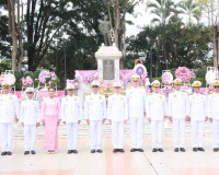 ข้าราชการและประชาชนจังหวัดสุราษฎร์ธานีทุกภาคส่วนประกอบพิธีวา ... พารามิเตอร์รูปภาพ 17