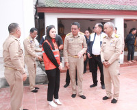 รมช.มหาดไทย ลงพื้นที่จังหวัดสุราษฎร์ธานีตรวจเยี่ยมและติดตามส ... พารามิเตอร์รูปภาพ 11