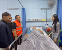 ผู้ว่าฯ สุราษฎร์ฯ เยี่ยมทีมเจ็ตสกีจิตอาสาเจ็บ 2 ราย หลังรถพล ... พารามิเตอร์รูปภาพ 11