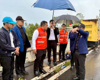 ผู้ว่าราชการจังหวัดสุราษฎร์ธานีลงพื้นที่ตรวจสอบการติดตั้งเคร ... พารามิเตอร์รูปภาพ 5