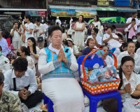 สุราษฎร์ธานีจัดพิธีทำบุญเมืองใหญ่ ตักบาตรพระ 1,110 รูป ฉลอง  ... พารามิเตอร์รูปภาพ 14