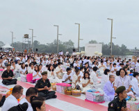 สุราษฎร์ธานีจัดพิธีทำบุญเมืองใหญ่ ตักบาตรพระ 1,110 รูป ฉลอง  ... พารามิเตอร์รูปภาพ 28