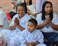 สุราษฎร์ธานีจัดพิธีทำบุญเมืองใหญ่ ตักบาตรพระ 1,110 รูป ฉลอง  ... พารามิเตอร์รูปภาพ 35