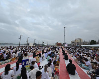 สุราษฎร์ธานีจัดพิธีทำบุญเมืองใหญ่ ตักบาตรพระ 1,110 รูป ฉลอง  ... พารามิเตอร์รูปภาพ 44