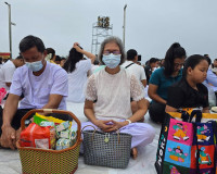 สุราษฎร์ธานีจัดพิธีทำบุญเมืองใหญ่ ตักบาตรพระ 1,110 รูป ฉลอง  ... พารามิเตอร์รูปภาพ 50