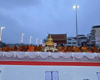 สุราษฎร์ธานีจัดพิธีทำบุญเมืองใหญ่ ตักบาตรพระ 1,110 รูป ฉลอง  ... พารามิเตอร์รูปภาพ 77