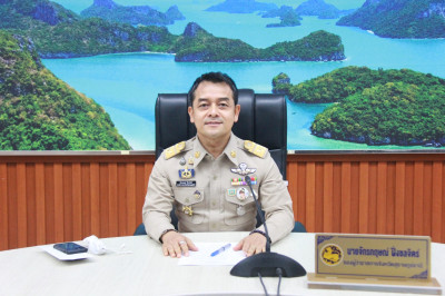 รองผู้ว่าฯ สุราษฎร์ธานี ประชุมขับเคลื่อนเครือข่ายกำนันและผู้ ... พารามิเตอร์รูปภาพ 1