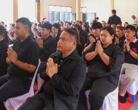 รองผู้ว่าราชการจังหวัดฯ เป็นประธาน ในพิธีสวดมนต์และเจริญจิตต ... พารามิเตอร์รูปภาพ 9